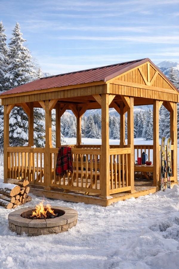 "The Snowbana" 10 x 12 Cabana